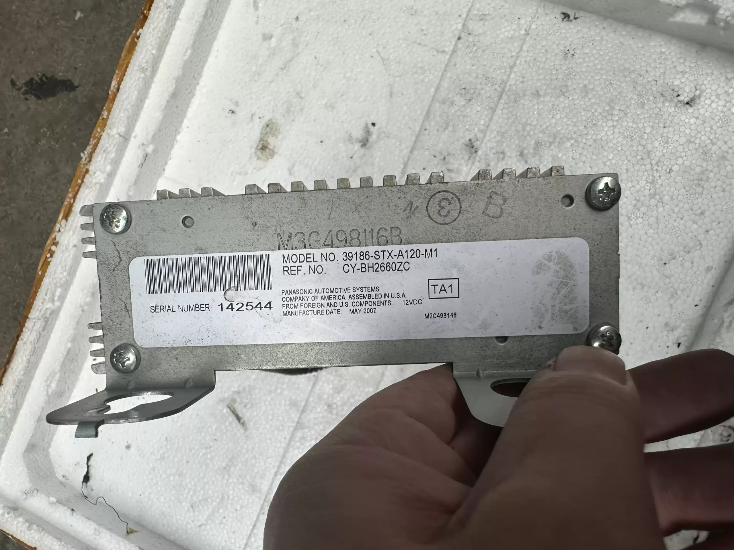 2007 Honda Acura MDX Power Amplifier 39186-STX-A120-M1 Vehicle Parts Warranty