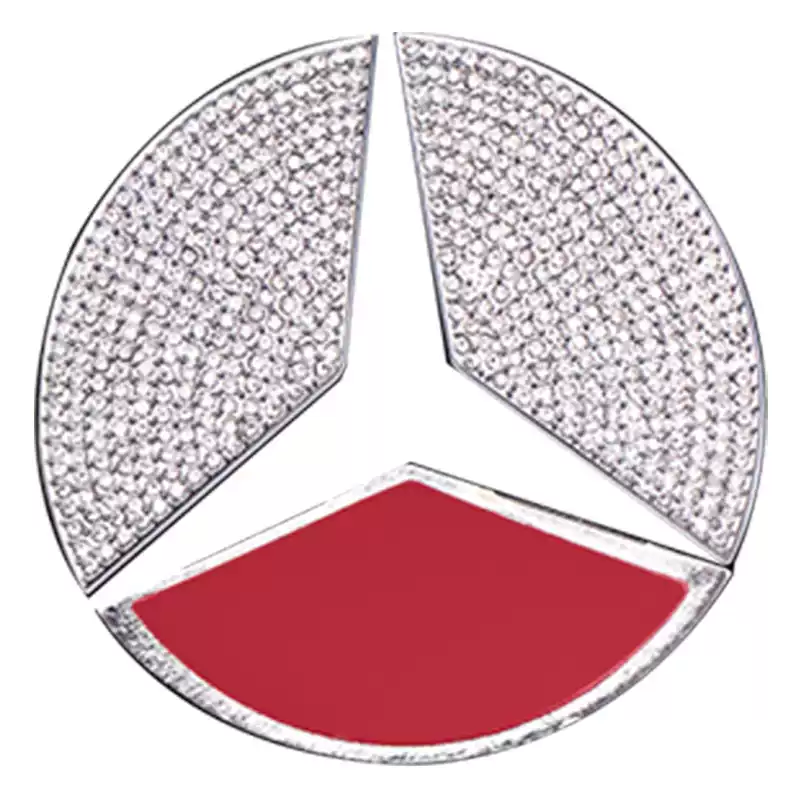 Suitable for Mercedes-Benz C260L steering wheel logo GLC260 sticker E300 interior C modified GLA water diamond GLB level - Image 3