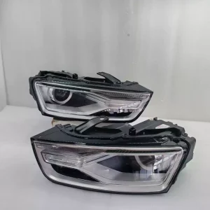 Audi q3 headlight dismantling parts 16-18 xenon headlight assemblies function normally