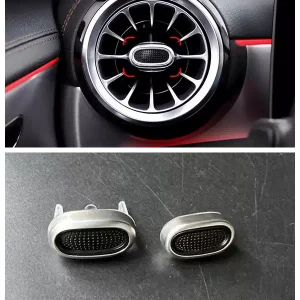 Applicable to the new Mercedes-Benz A-class GLB air conditioner air outlet knob plated ring GLA silver ring burst and replaced separately