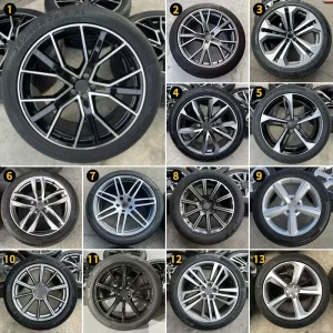 Suitable for Audi wheel hub original demolition parts 20-inch 21-inch 22-inch RSQ8 Q7 Q5 aluminum alloy steel ring modification