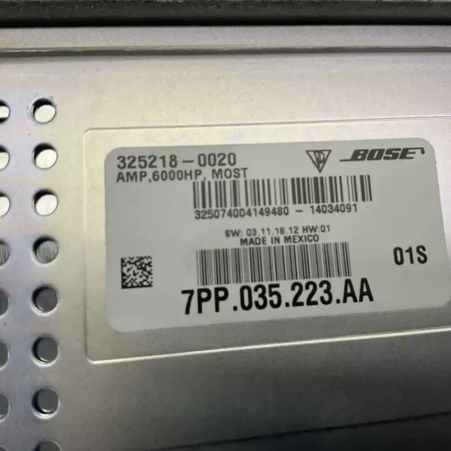 Porsche Cayenne amplifier Panamera Macan audio amplifier 7PP035223AA - Image 4