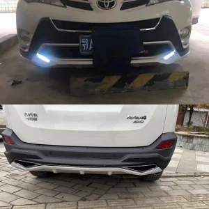 Suitable for 13 - 15 Toyota RAV4 front and rear bumper guards modification front and rear bars 16 Rongrelease anti-collision protection