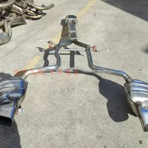 Porsche Paramela 3.6 exhaust pipe muffler original car-removal parts