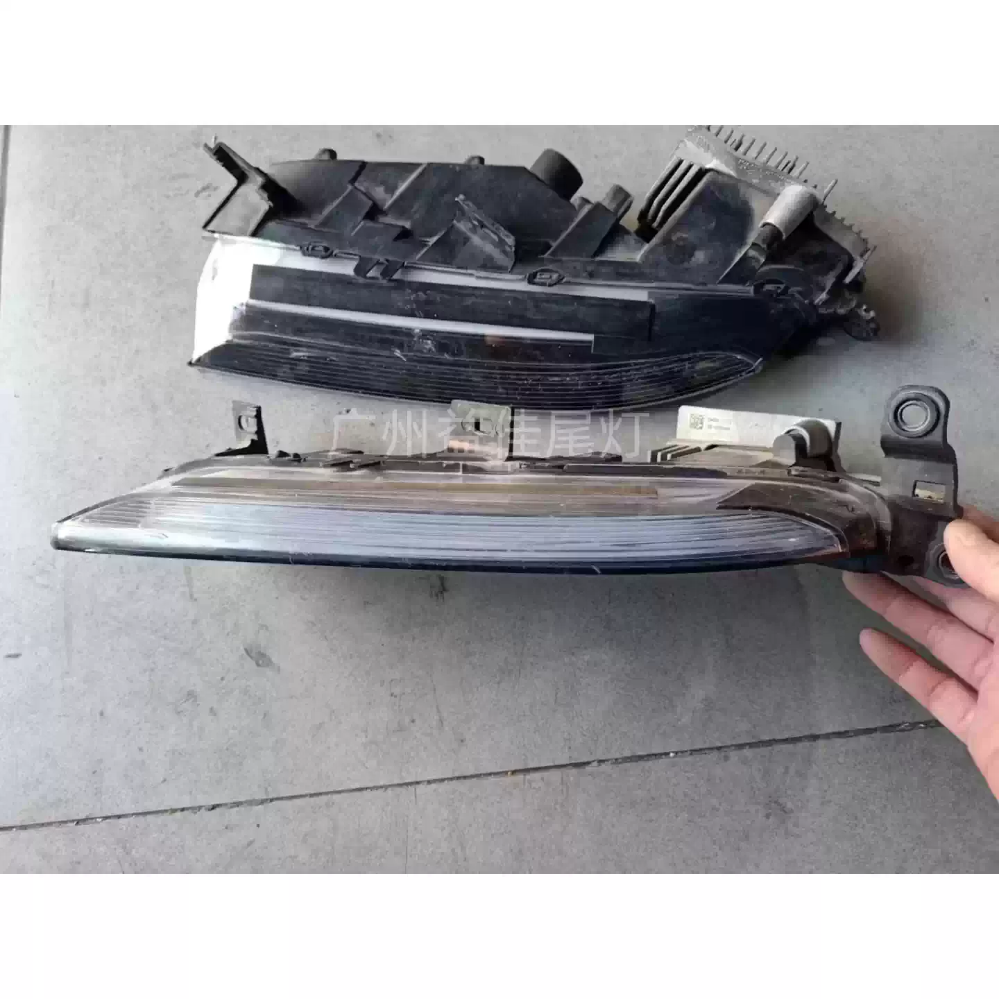 Porsche Panamera Paramera 971.2 Front bumper lights Dayrunning lights Front fog lights Original car dismantling parts - Image 3