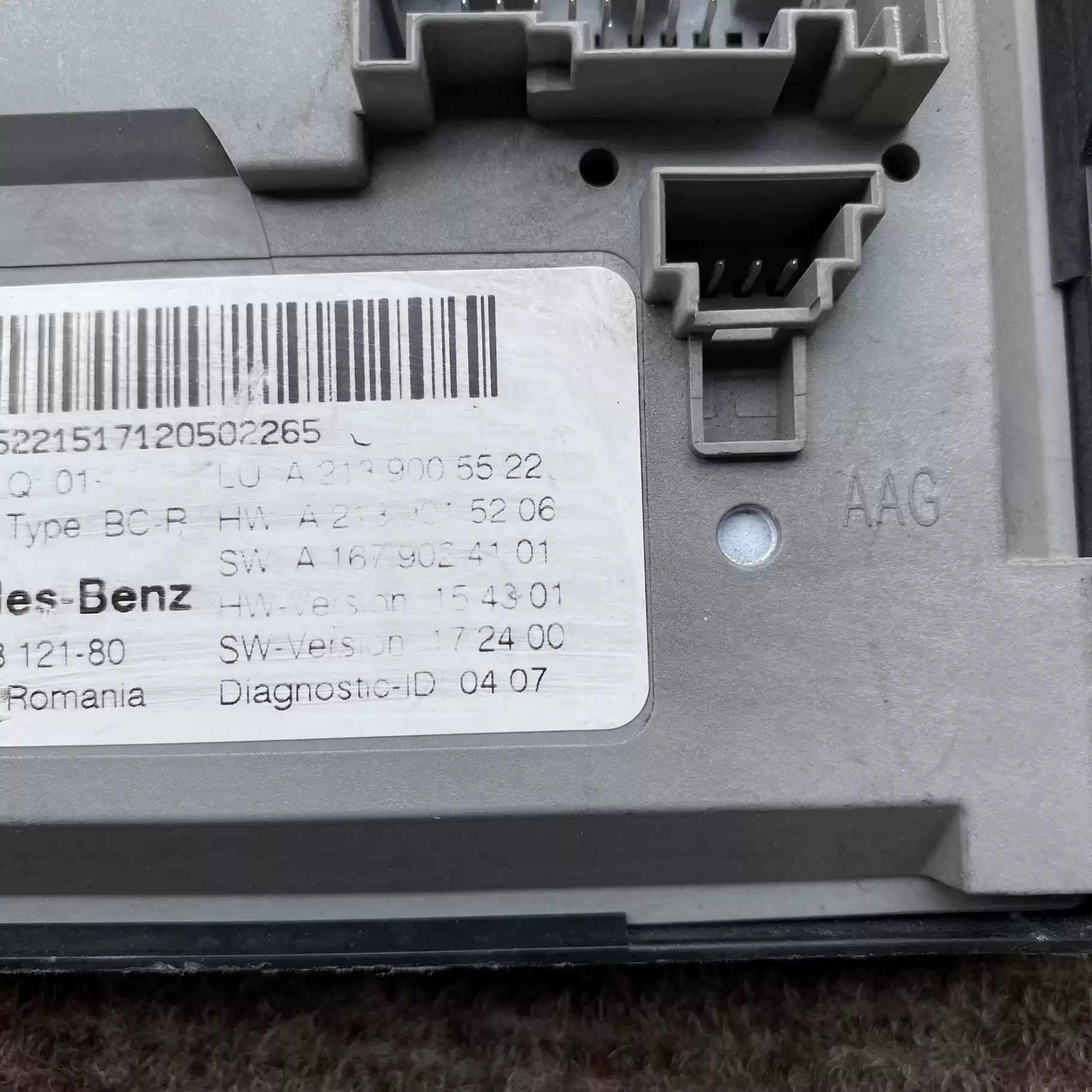 Suitable for Mercedes-Benz C-Class E-Class S-Class SAM module W213E260 C200w205S300 body computer fuse box - Image 3