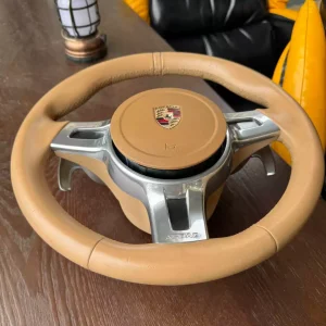 Porsche Paramela Cayenne 911 718 Sports GT Steering Wheel Original Car Removal Parts