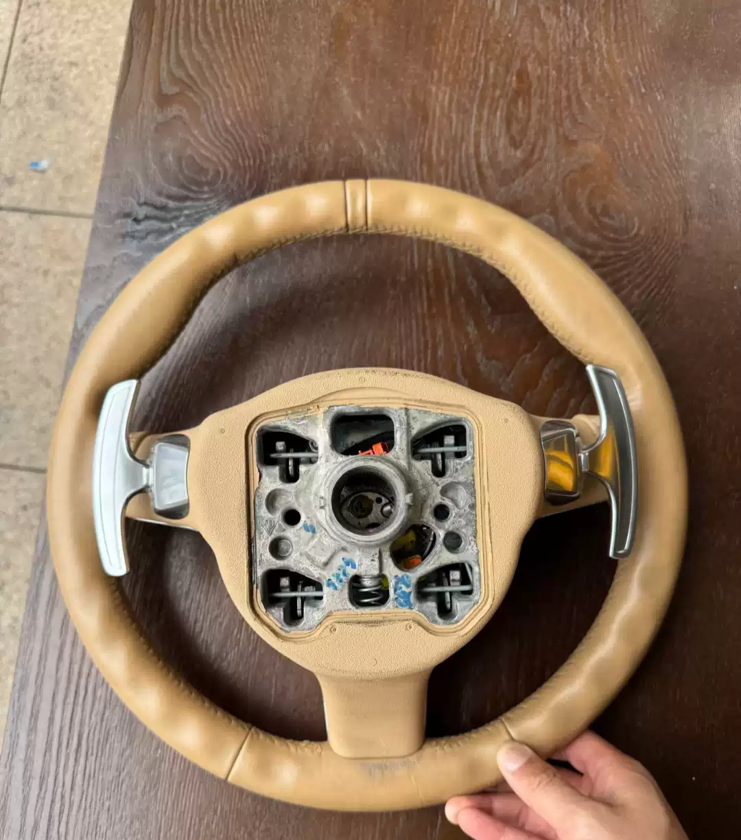 Porsche Paramela Cayenne 911 718 Sports GT Steering Wheel Original Car Removal Parts - Image 3