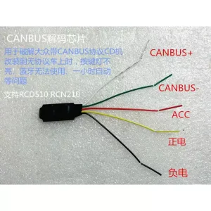 Crack Volkswagen MIB RCN210 RCD510 shutdown for one hour and activate Bluetooth CAN protocol decoder